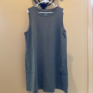 Wool& sierra dress green